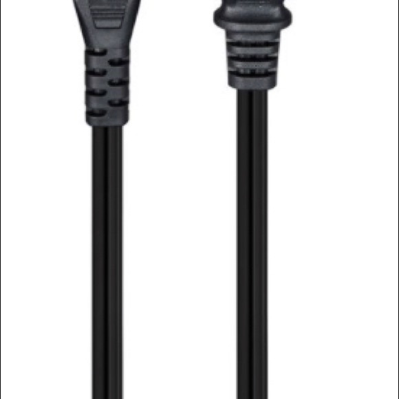 Best Buy essentials™ - 6' 2-Slot Polarized Power Cord - Black - Picture 2 of 6